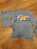 Shirt - Ladies V-Neck, long sleeved Maui (Carolina Blue)